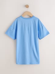 Blue/White Stitch Nighties 2 Pack (2-14yrs) - Image 3 of 6