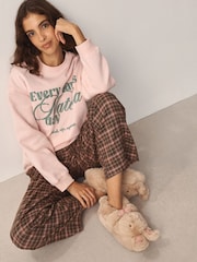 Neutral 3D Bunny Mini Boot Slippers - Image 3 of 8