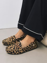 Animal Moccasin Animal Print Slippers - Image 1 of 8