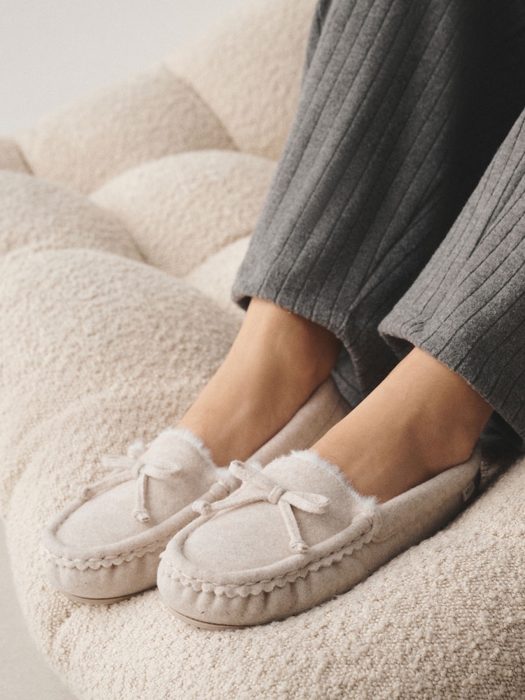 Crudo - Pantuflas mocasines - Imagen 1 de 8 Crudo - Pantuflas mocasines - Imagen 1 de 8
