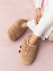 Neutral 3D Crossiant Shoe Boot Slippers - Image 1 of 8
