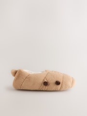 Neutral 3D Crossiant Shoe Boot Slippers - Image 6 of 8