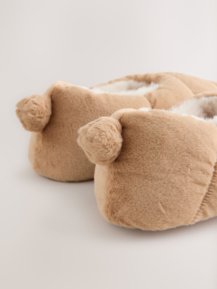Neutral 3D Crossiant Shoe Boot Slippers - Image 8 of 8