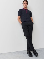 Blau - Fred Perry Cable Knit Shirt - Bild 2 von 6
