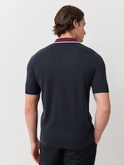 Blau - Fred Perry Cable Knit Shirt - Bild 3 von 6