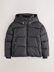 smALLSAINTS Brown Leopard Padded Coat - Image 8 of 13