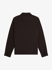 Fred Perry Brown Ripstop Pocket Overshirt - Image 5 of 5