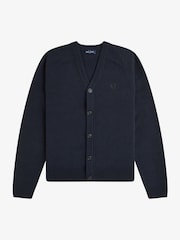 سترة كارديغان بأكمام سادل من Fred Perry - صورة 5 من 6