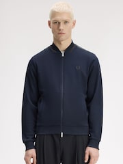 Fred Perry Tipped Bomber Track Jacket - Imaginea 1 din 5