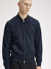 Fred Perry Tipped Bomber Track Jacket - Imaginea 3 din 5
