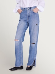 ANINE BING Blue Roy Jeans - Image 1 of 8