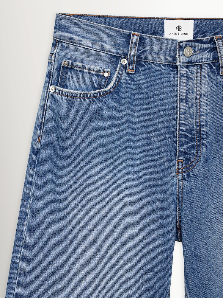 ANINE BING Blue Roy Jeans - Image 8 of 8 ANINE BING Blue Roy Jeans - Image 8 of 8