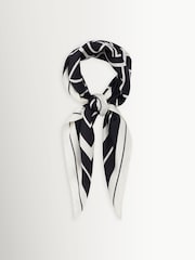 ANINE BING Black York Scarf In Tango - Image 1 of 5