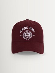 ANINE BING Red Jeremy Baseball Collegiate Cap - Image 5 of 5