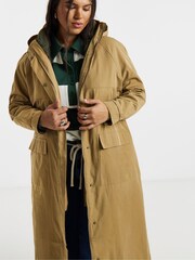 Simply Be Green Khaki 2-in-1 Parka - Image 3 of 4