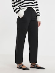 Simply Be Black Magisculpt Wide Regular Leg Trousers - Image 2 of 4