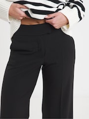 Simply Be Black Magisculpt Wide Regular Leg Trousers - Image 4 of 4