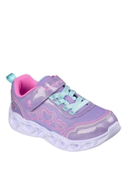 Skechers Pink Heart Light Trainers - Image 5 of 6