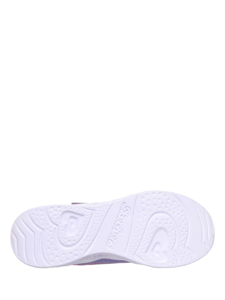 Skechers Pink Heart Light Trainers - Image 6 of 6