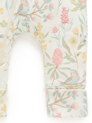 Purebaby Natural Footless Zip Sleepsuit - Image 2 of 4