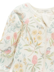 Purebaby Natural Footless Zip Sleepsuit - Image 3 of 4