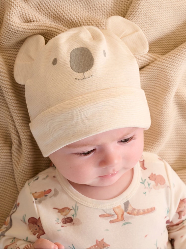 Purebaby Hat Set 3 Piece - תמונה 2 מתוך 8 Purebaby Hat Set 3 Piece - תמונה 2 מתוך 8