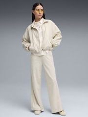 Puma White Her High Waist Wide-Leg Trousers - Image 2 of 5