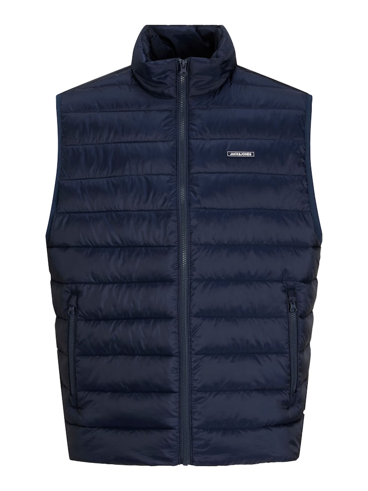 JACK & JONES Blue Louis Lightweight Gilet - Image 1 of 4