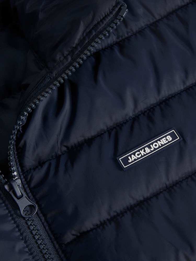 JACK & JONES Blue Louis Lightweight Gilet - Image 10 of 10