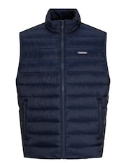JACK & JONES Blue Louis Lightweight Gilet - Image 7 of 10