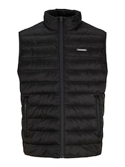 JACK & JONES Black Louis Lightweight Gilet - Image 6 of 6