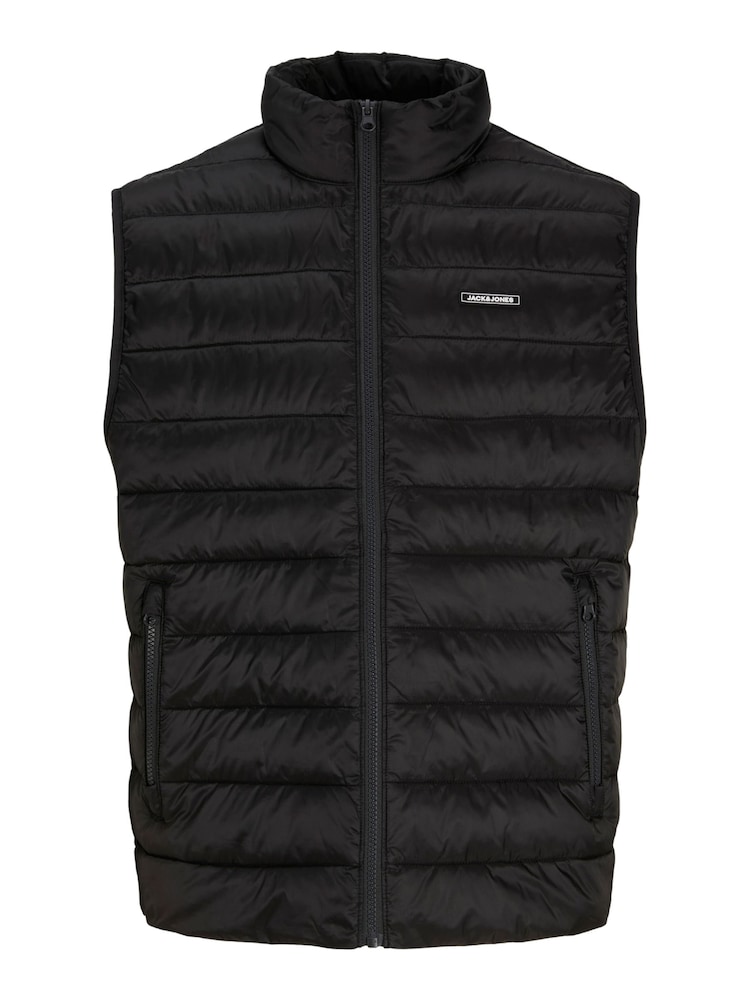 JACK & JONES Black Louis Lightweight Gilet - Image 6 of 6