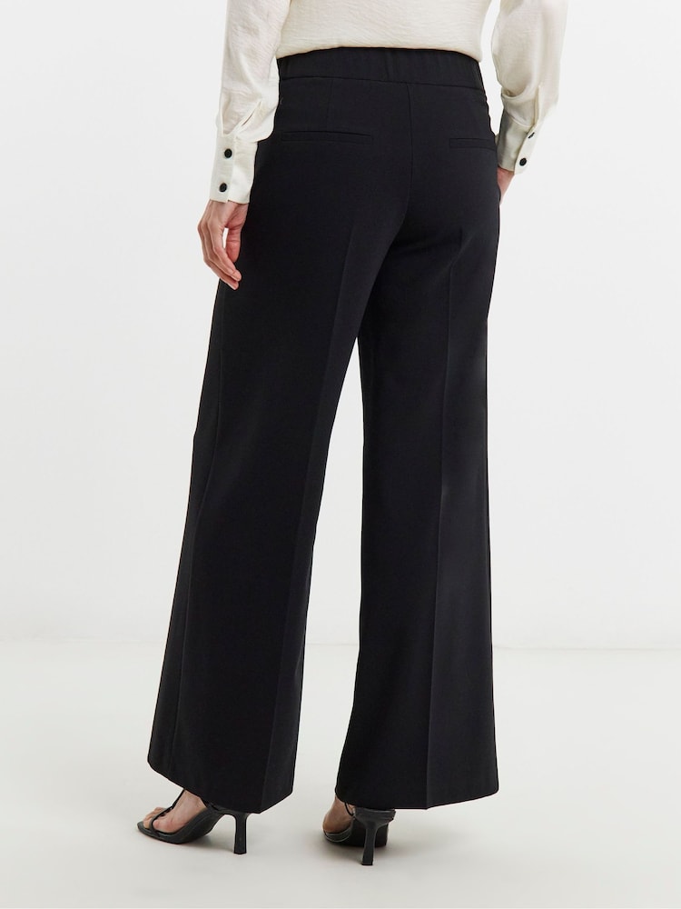 JD Williams Black Magisculpt Straight Leg Trousers - Image 2 of 4