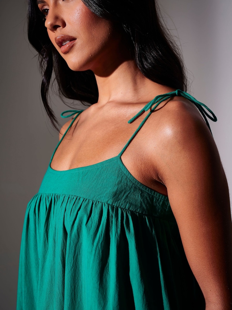 bright green cup detail strappy tiered maxi dress Womens South Beach Green Strappy Tiered Maxi Dress US 12