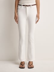 FRAME White The Reboot Crop Bootcut 27" Jeans - Image 4 of 5