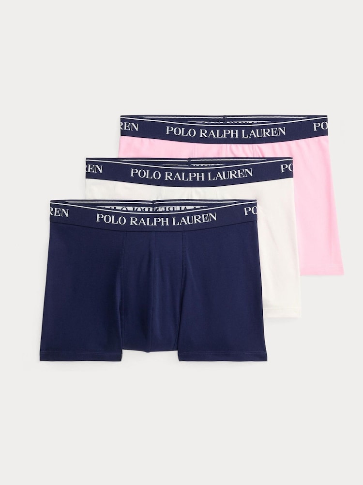 Polo Ralph Lauren Light Blue Classic Boxers 3 Pack - Image 1 of 2 Polo Ralph Lauren Light Blue Classic Boxers 3 Pack - Image 1 of 2