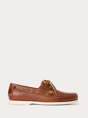 Polo Ralph Lauren Brown Merton Boat Shoes - Image 1 of 4