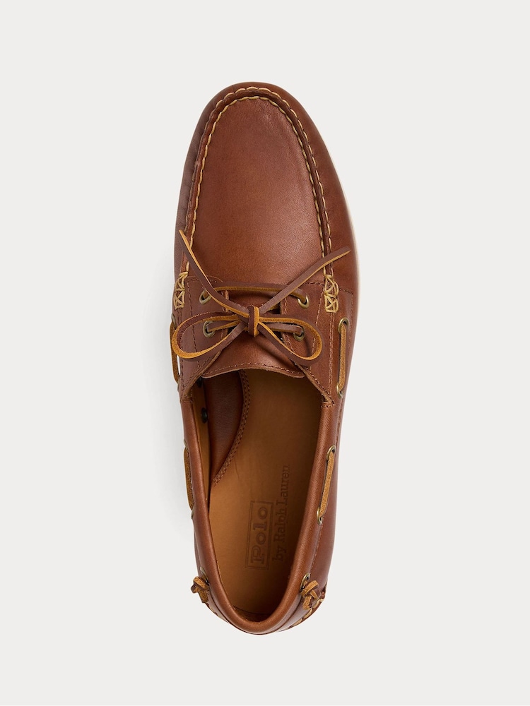 Polo Ralph Lauren Brown Merton Boat Shoes - Image 4 of 4