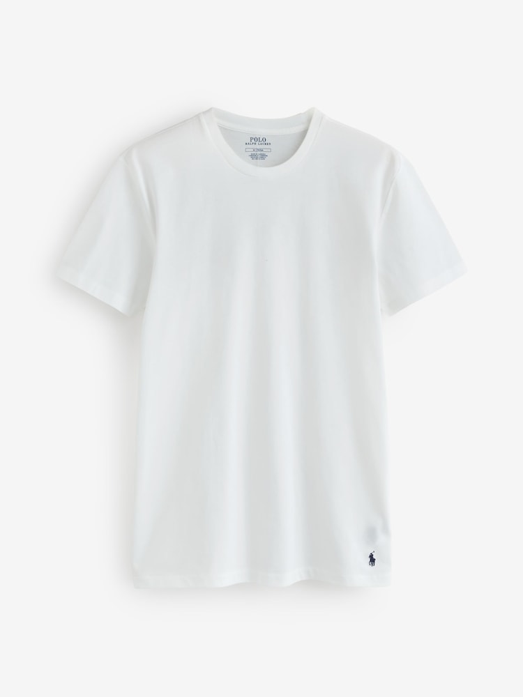 Polo Ralph Lauren White Crew Neck T-Shirt - Image 2 of 4