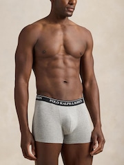 Polo Ralph Lauren White Classic Trunks 3 Pack - Image 3 of 4