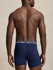 Polo Ralph Lauren Dark Blue Mens Knitted Boxer 3 Pack - Image 3 of 7