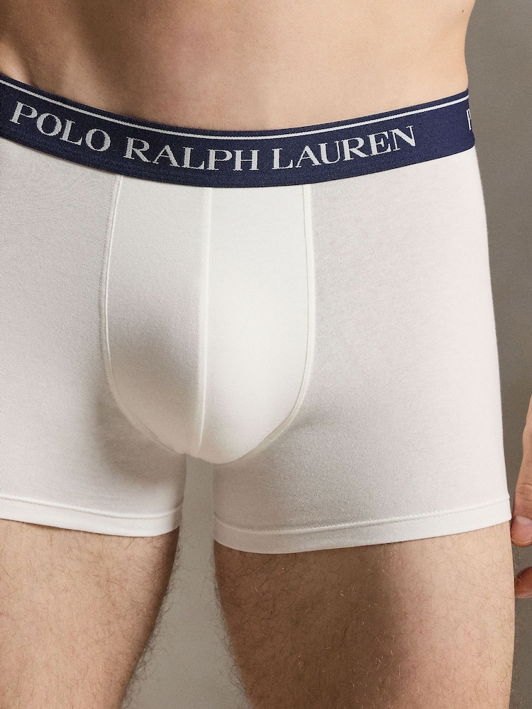 Polo Ralph Lauren White Classic Boxers 3 Pack - Image 7 of 7