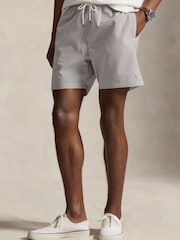 Polo Ralph Lauren Grey Traveller Seersucker Swim Shorts - Image 1 of 4