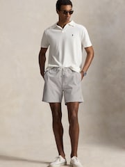 Polo Ralph Lauren Grey Traveller Seersucker Swim Shorts - Image 3 of 4