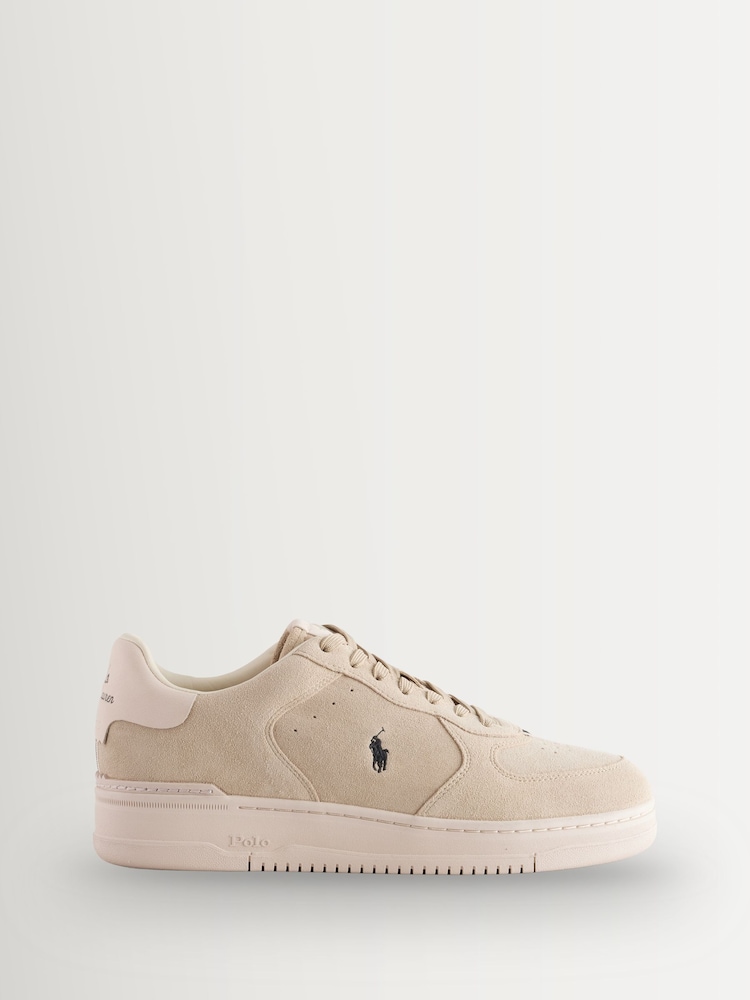 Polo Ralph Lauren Nude Masters Court Trainers - Image 1 of 1