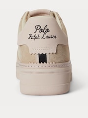 Polo Ralph Lauren Nude Masters Court Trainers - Image 3 of 5