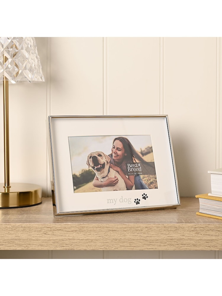 Widdop Silver My Dog Photo Frame - Image 1 of 4