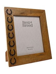 Widdop Brown Mango Wood Horseshoe Icon Photo Frame - Image 1 of 2