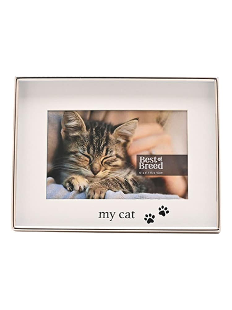 Widdop Silver My Cat Photo Frame - Image 2 of 4