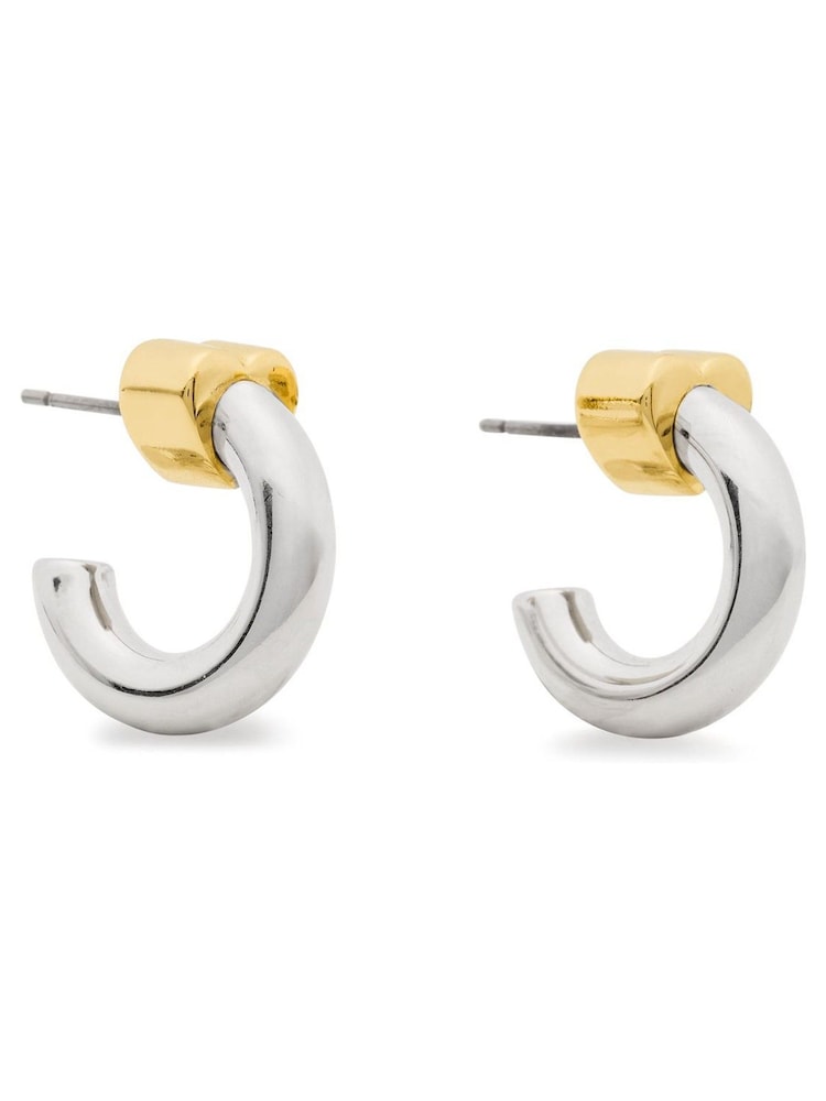Kate Spade Gold Tone Huggie Earrings - Image 1 of 2